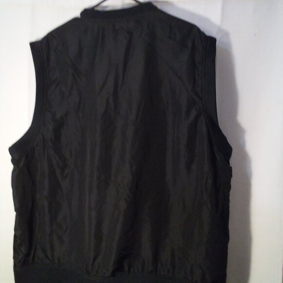 Acuity Pullover Vest Jacket Mens XL Sleeveless Logo Pockets Black - Picture 11 of 13